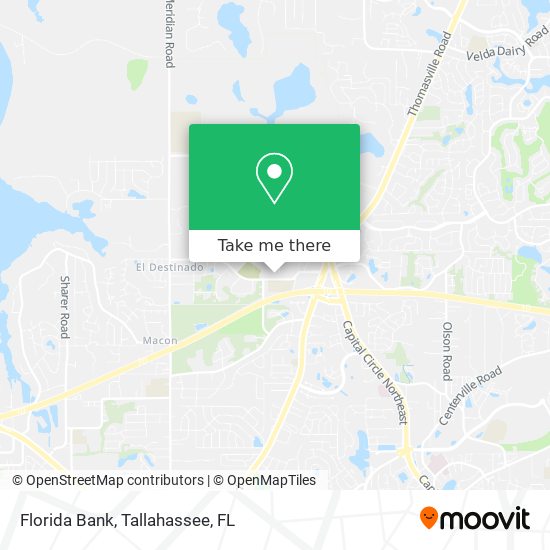 Florida Bank map