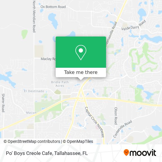Po' Boys Creole Cafe map