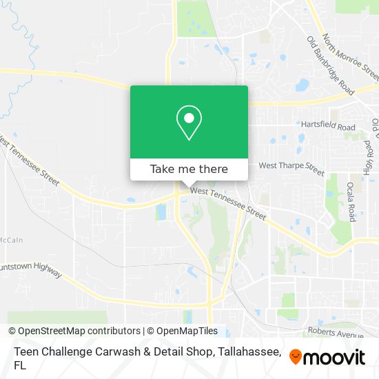 Teen Challenge Carwash & Detail Shop map