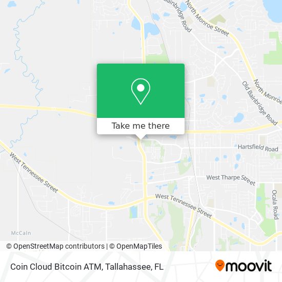 Coin Cloud Bitcoin ATM map