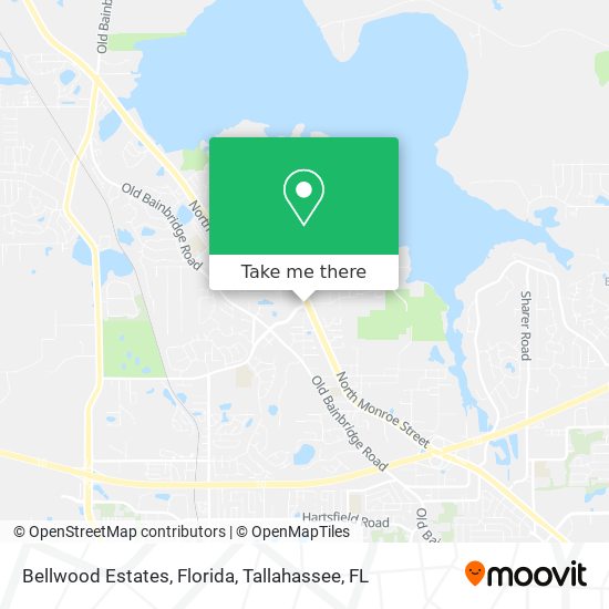 Bellwood Estates, Florida map