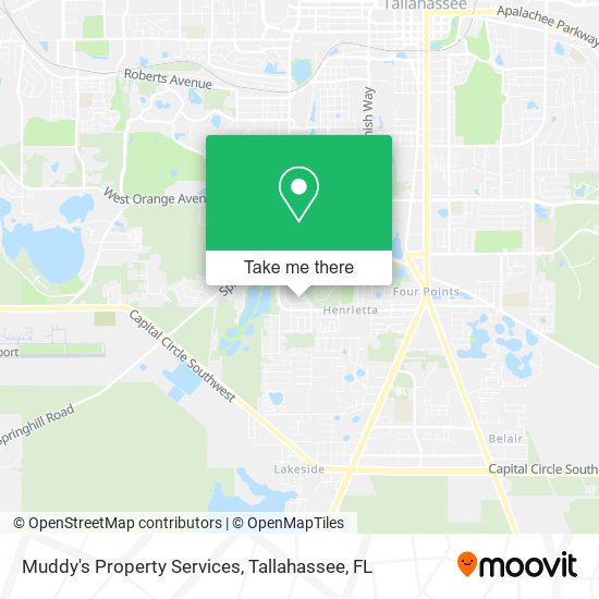 Muddy's Property Services map