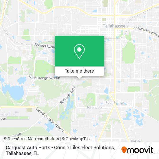 Carquest Auto Parts - Connie Liles Fleet Solutions map