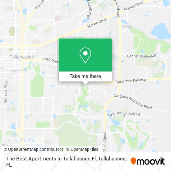 The Best Apartments in Tallahassee Fl map