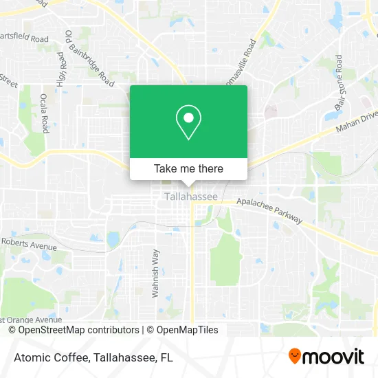 Atomic Coffee map