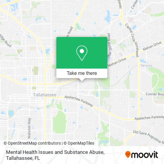 Mental Health Issues and Substance Abuse map