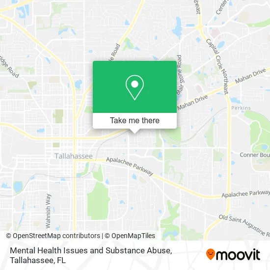 Mental Health Issues and Substance Abuse map