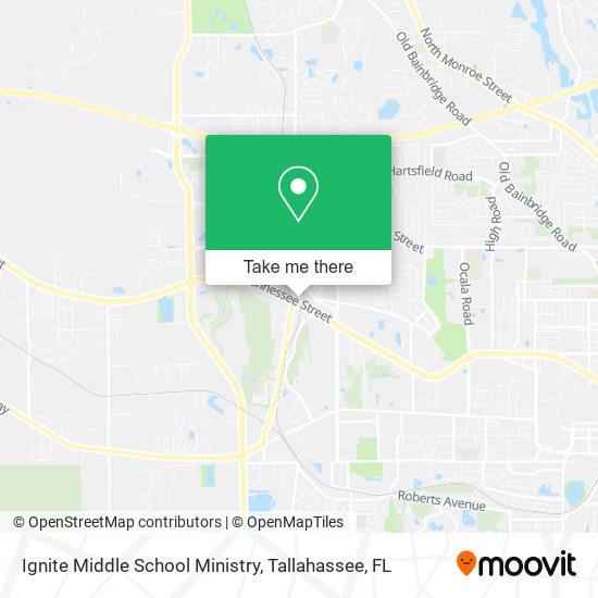 Ignite Middle School Ministry map