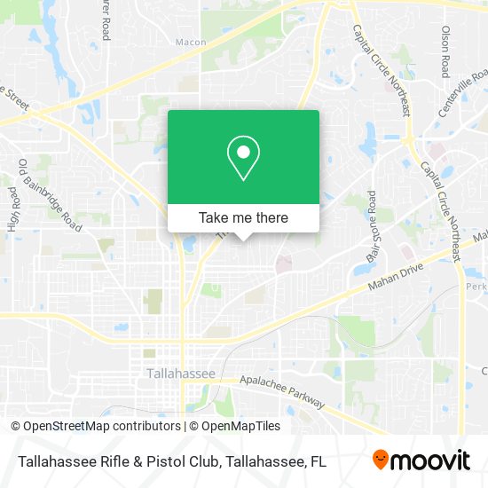 Tallahassee Rifle & Pistol Club map