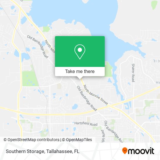 Southern Storage map