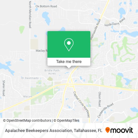 Apalachee Beekeepers Association map