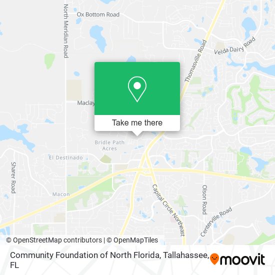 Community Foundation of North Florida map