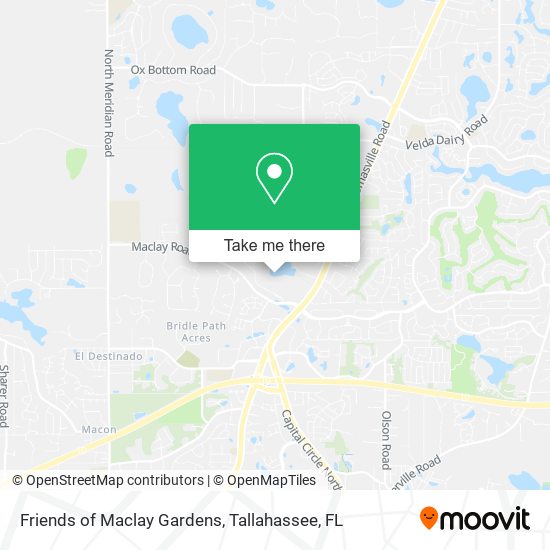 Friends of Maclay Gardens map