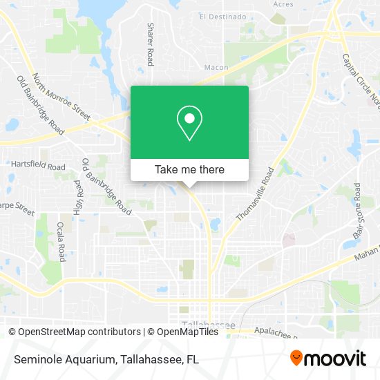 Seminole Aquarium map