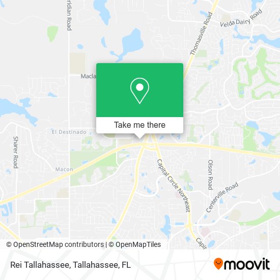 Rei Tallahassee map