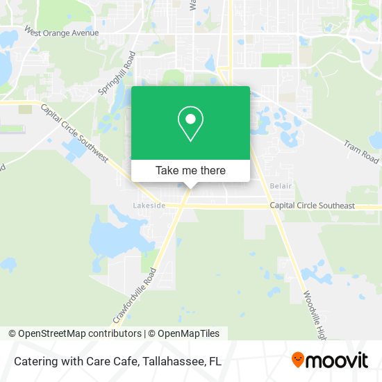 Catering with Care Cafe map