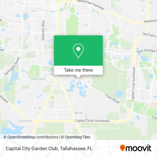 Capital City Garden Club map