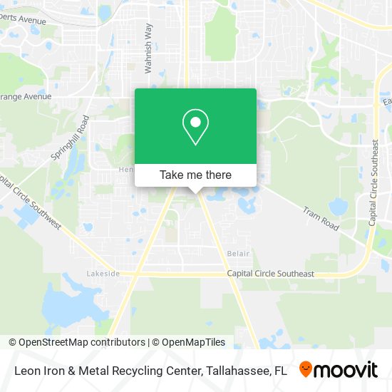 Mapa de Leon Iron & Metal Recycling Center