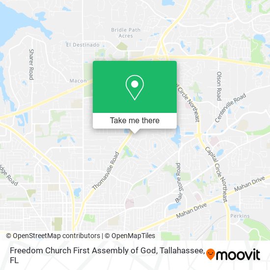 Freedom Church First Assembly of God map