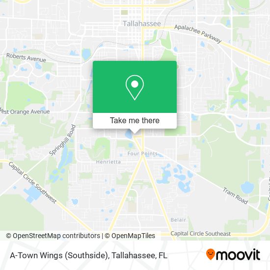 A-Town Wings (Southside) map