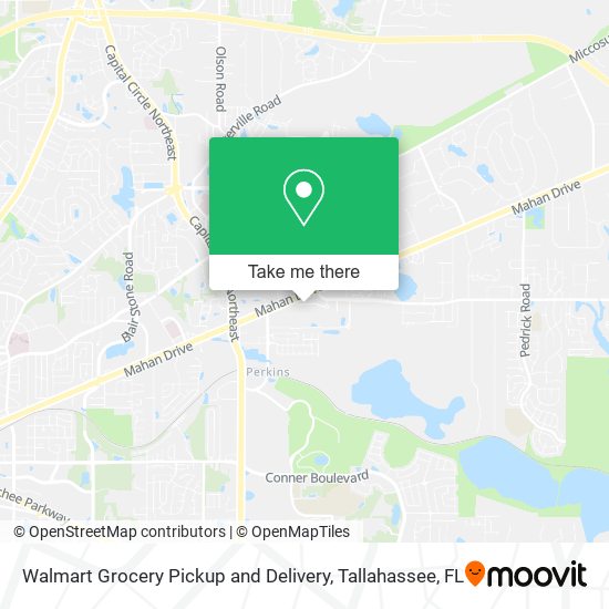 Walmart Grocery Pickup and Delivery map