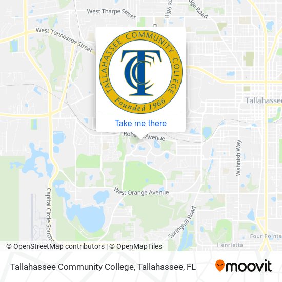 Tallahassee Community College map