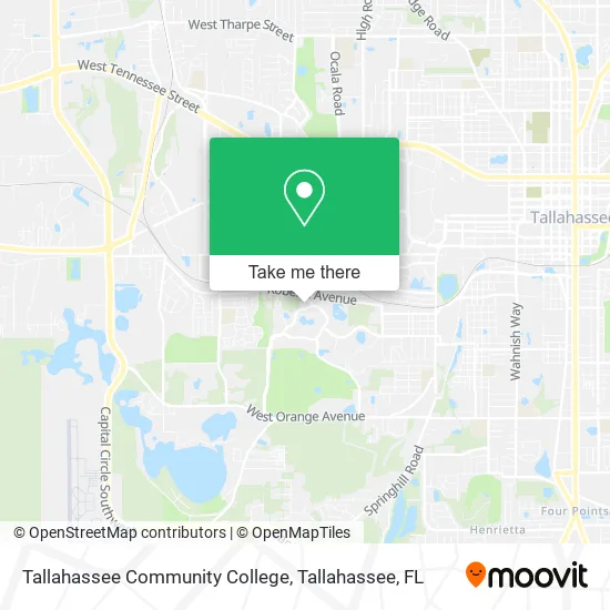 Mapa de Tallahassee Community College