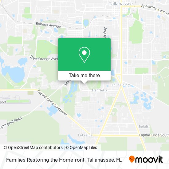 Families Restoring the Homefront map