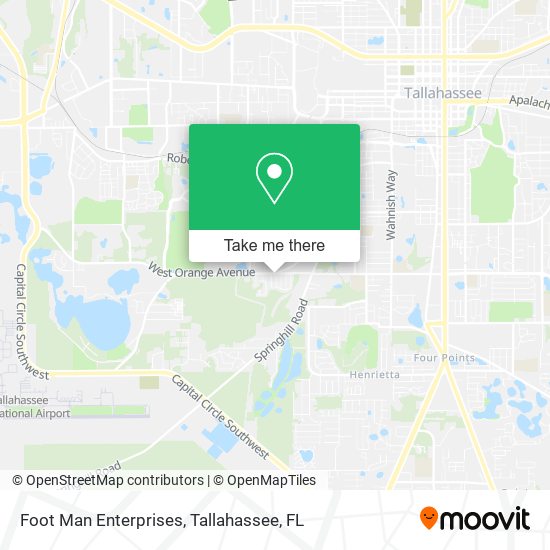 Foot Man Enterprises map