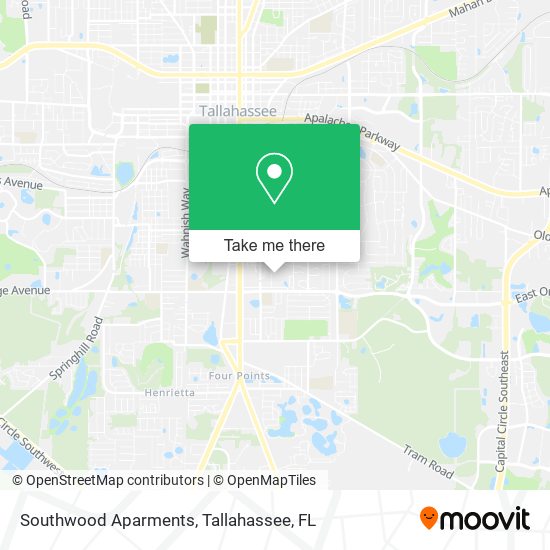 Southwood Aparments map