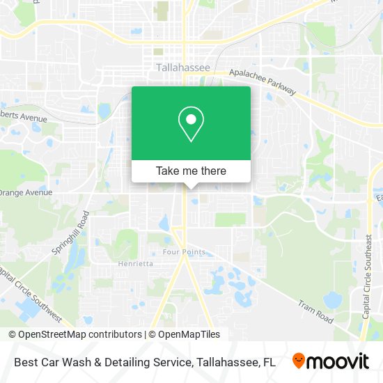 Best Car Wash & Detailing Service map