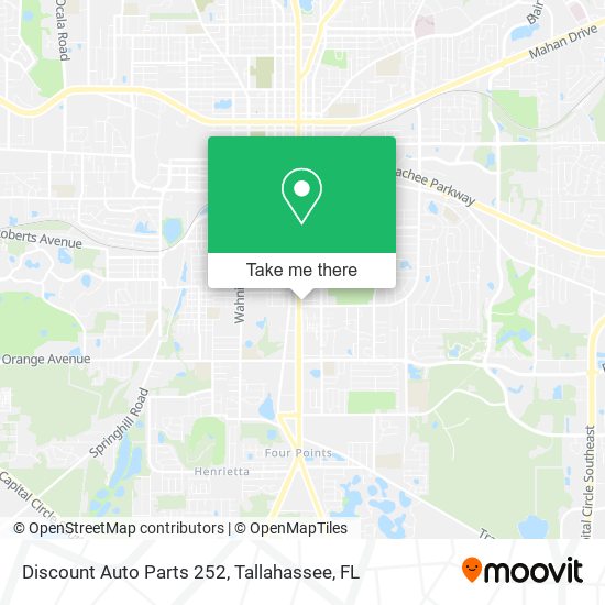 Discount Auto Parts 252 map