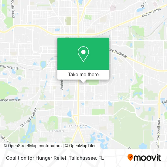 Coalition for Hunger Relief map