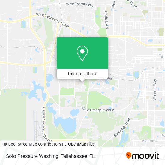 Solo Pressure Washing map