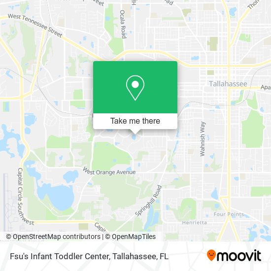 Mapa de Fsu's Infant Toddler Center