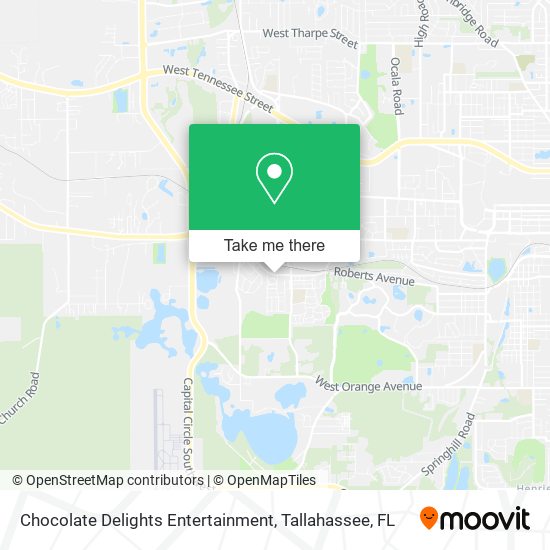 Chocolate Delights Entertainment map