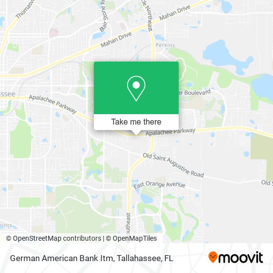 German American Bank Itm map