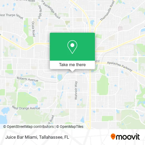 Mapa de Juice Bar Miami