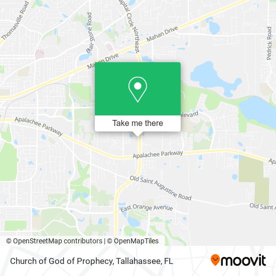 Church of God of Prophecy map