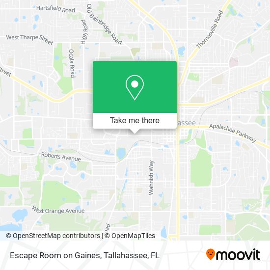 Escape Room on Gaines map