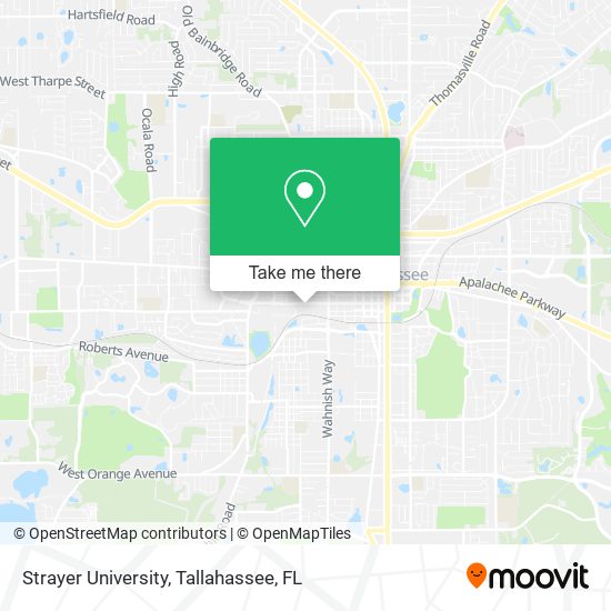 Strayer University map