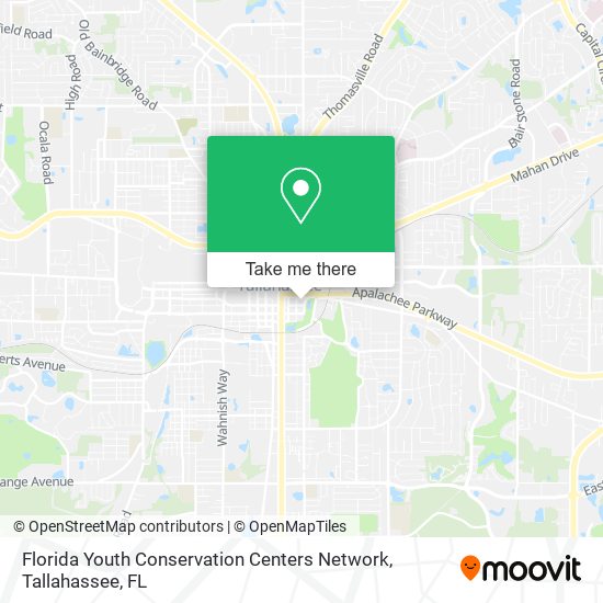 Florida Youth Conservation Centers Network map