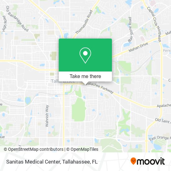 Sanitas Medical Center map