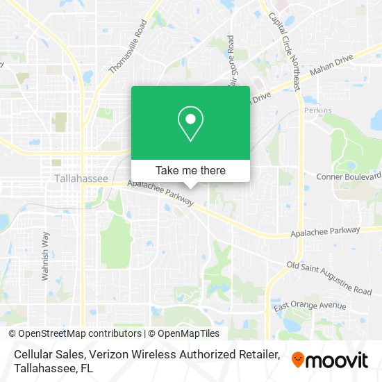 Cellular Sales, Verizon Wireless Authorized Retailer map