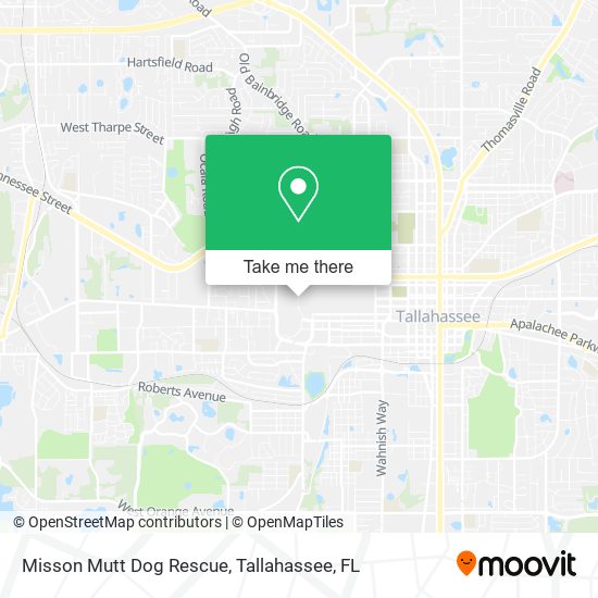 Misson Mutt Dog Rescue map