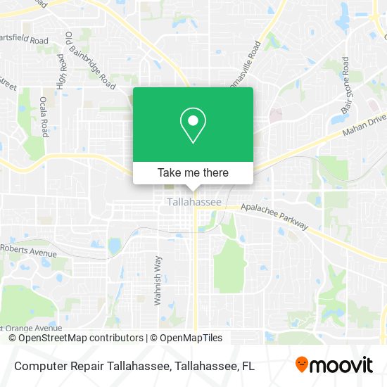 Computer Repair Tallahassee map