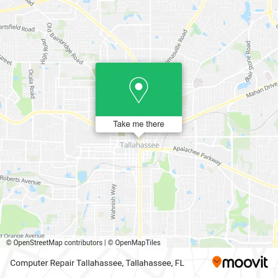 Computer Repair Tallahassee map