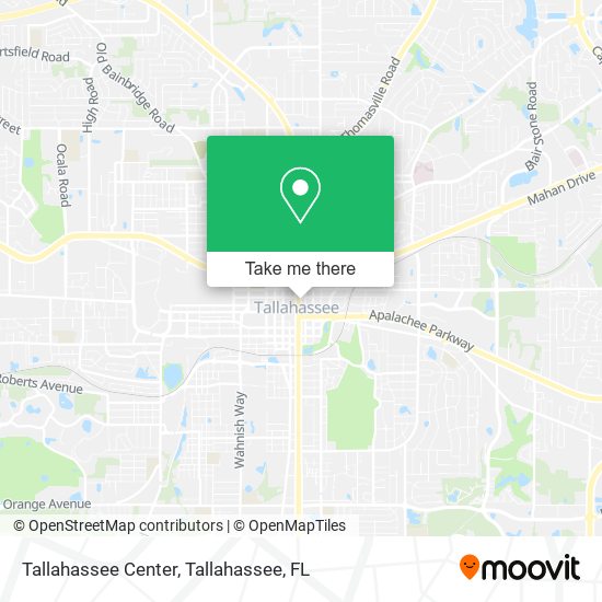 Tallahassee Center map
