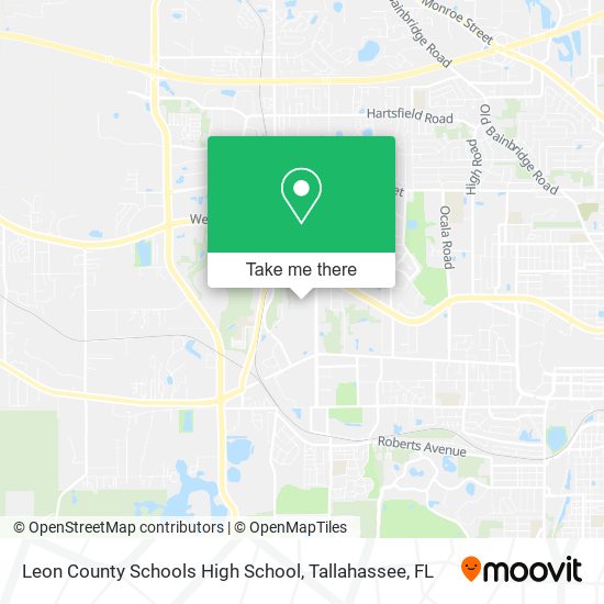 Leon County Schools High School map