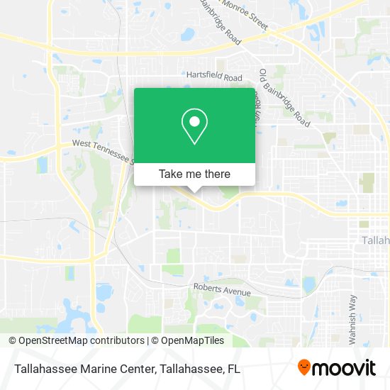 Tallahassee Marine Center map